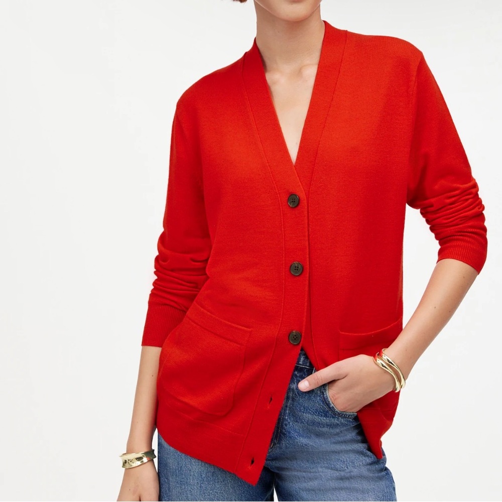 Madewell Merino Wool Boyfriend Cardigan
